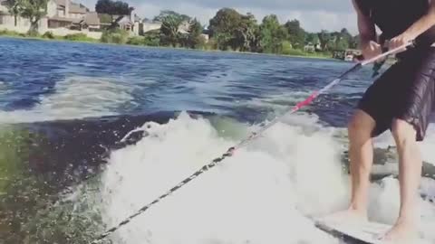 Wakesurf 360 attempt fail