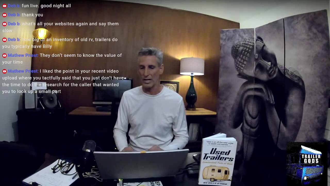LIVE: Overview of Billy's first book Used Trailers - Overlooked Pots of Gold - 08-01-2023