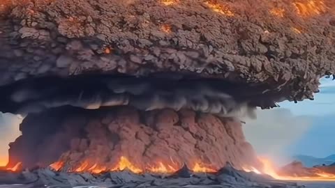 The burning fire