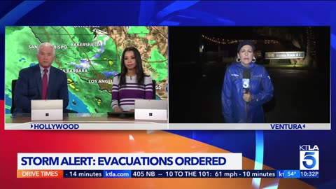 Evacuation warnings in place for multiple Ventura County communities ahead of storm