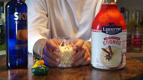 John Ryan - Skyy Infusions Apricot Vodka & Lucerne Eggnog