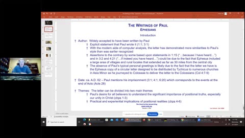 Ephesians – Introduction Part 1