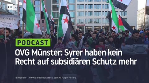 OVG Münster: Syrer haben kein Recht auf subsidiären Schutz mehr