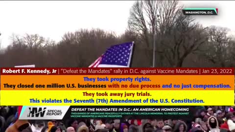 They took away jury trials in the U.S.; this violates the U.S. constitution