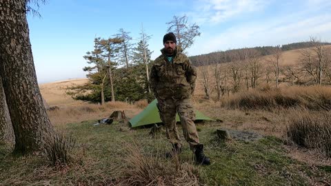 Inside of the tent is done. Now it s time to break down the tent. Dartmoor.