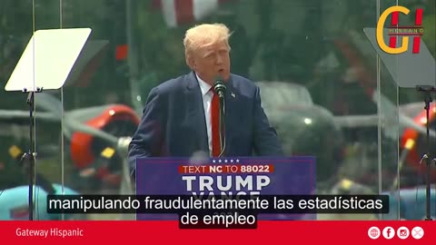 Trump: La administración Biden-Harris manipuló las estadísticas. 818,000 empleos que no existen.