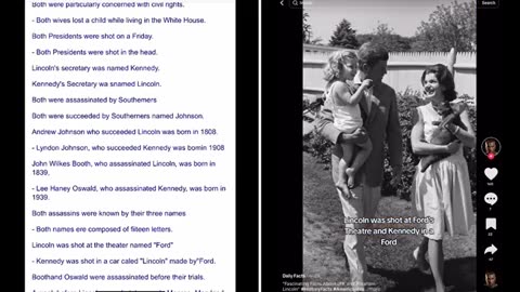 Lincoln and JFK Similarities ..