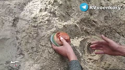 Ruští vojáci odminovávají v okolí Slavjansku lesní cesty zaminované ukrajinskými nacisty