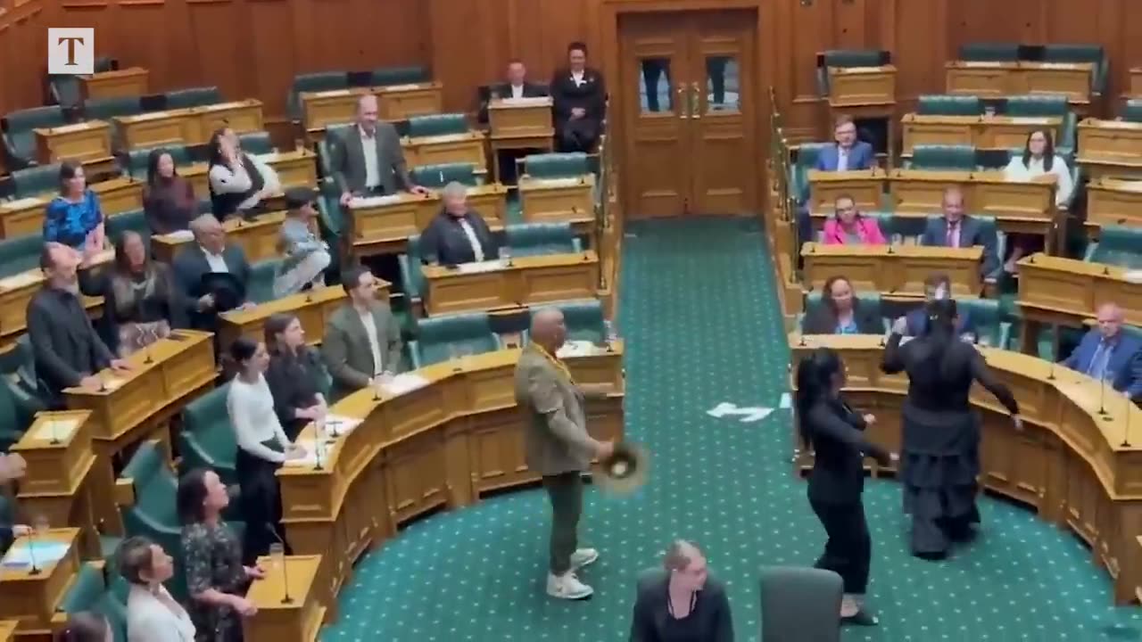 New Zealand parliament suspended after haka protest over Maori rights