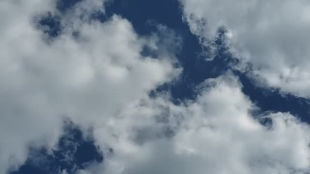 Laying in the grass watching clouds
