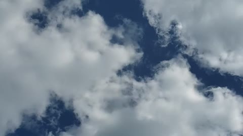 Laying in the grass watching clouds