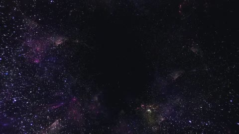 Flying into a black hole in the starry universe