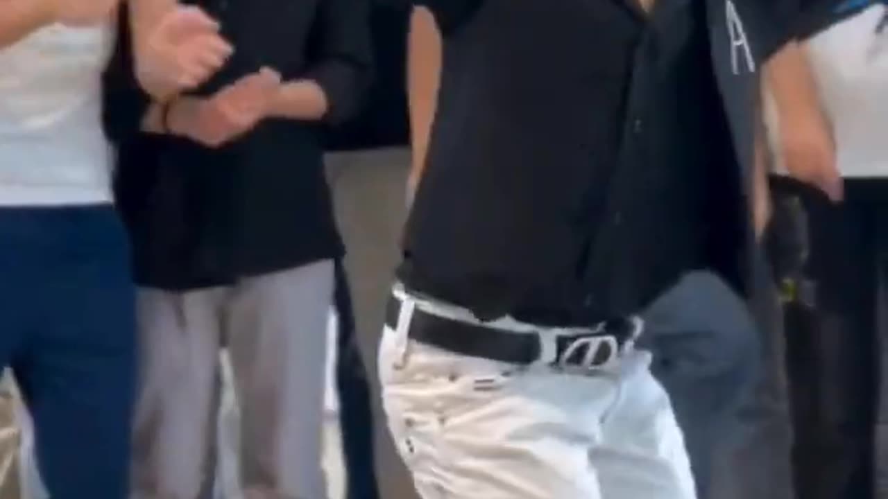 Cute boy beautiful dance