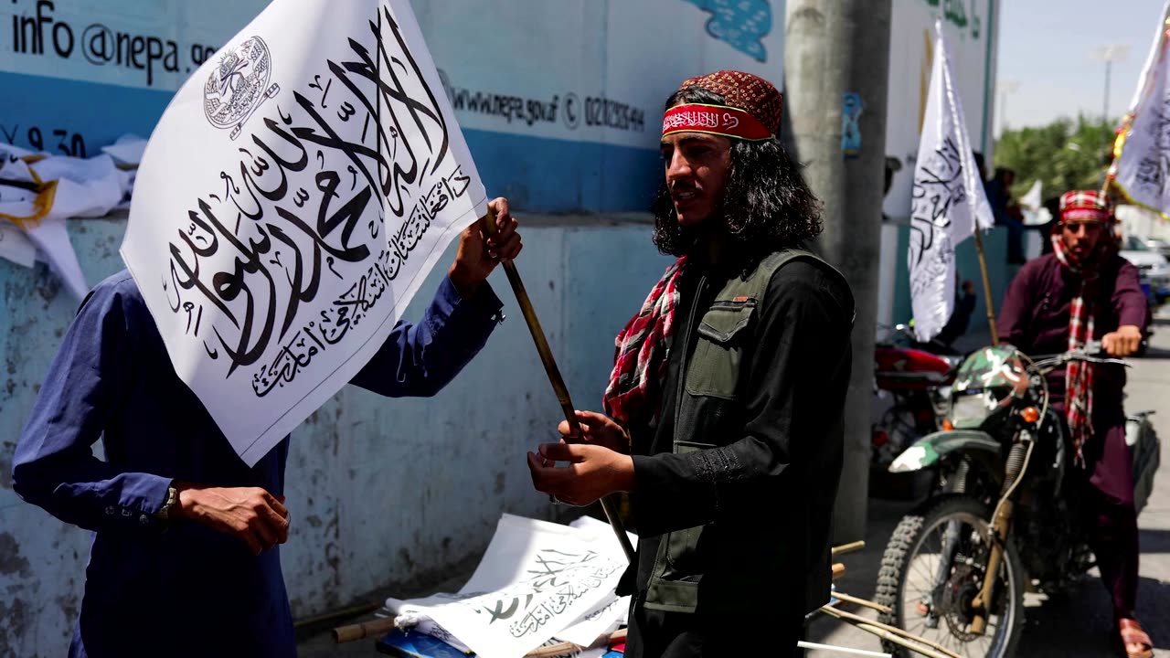 Afghan women sing in protest against strict Taliban laws