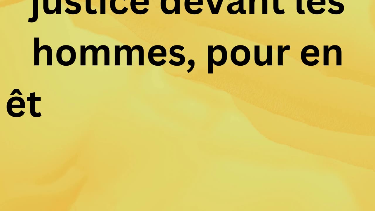 "La Charité et la Pureté des Intentions" Matthieu 6:1.