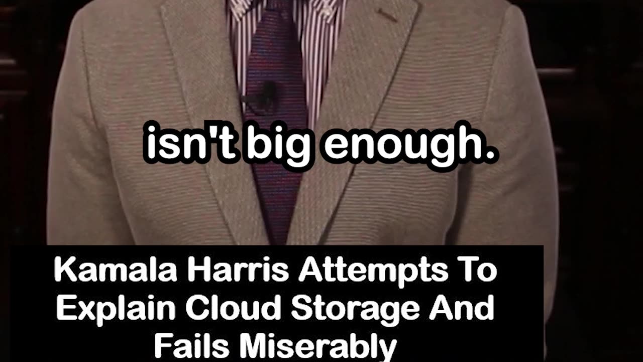 Kamala Harris Attempts to Explain Cloud Storage and Fails Miserably