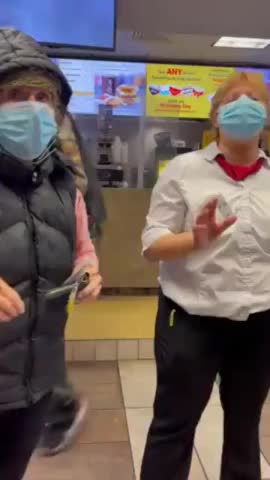 SHAMEFUL Toronto McDonalds Refuses Elderly Woman Who Lost Vaccine Card