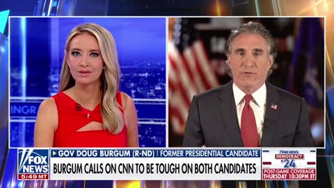 Gov Doug Burgum to CNN: Ask Joe Why He Lied About Hunter's Laptop