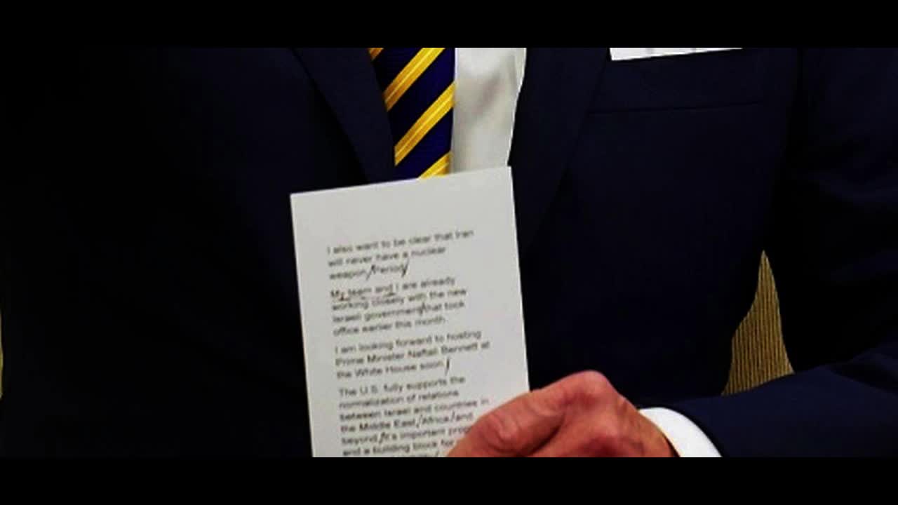 Cue Cards 2: Biden's Open Secret