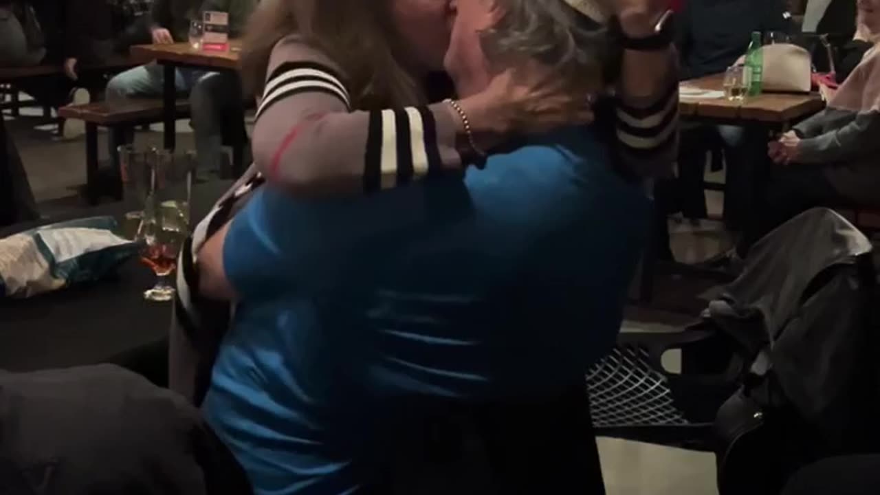 Hypnotized Women Kissing her husband for 30 years