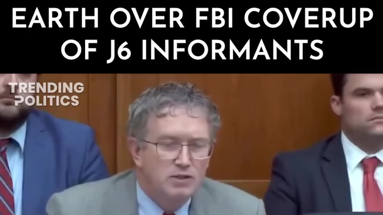 Politics - 2024 Massie Destroys Lying Liberal Globalist Commie FBI On Planned Jan 6 Setup Red Flag