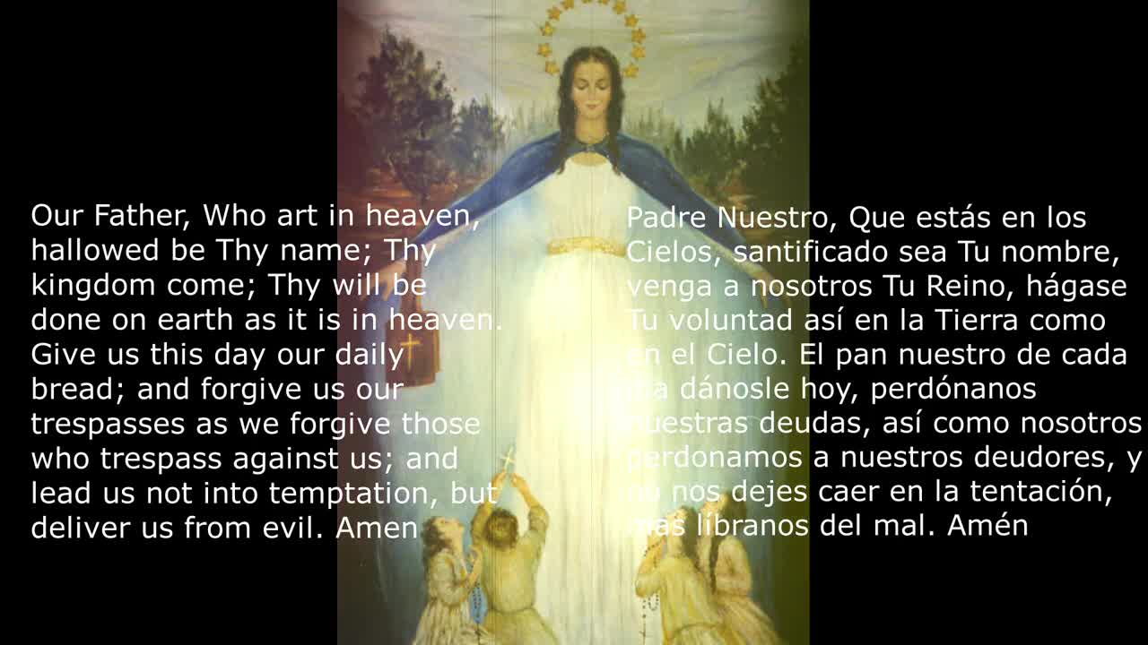 ROSARY of GARABANDAL (Digitally Remastered Audio) THE CHILDREN pray in ECSTASY (with English SUBS)