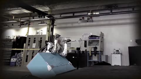 Atlas doing a backflip