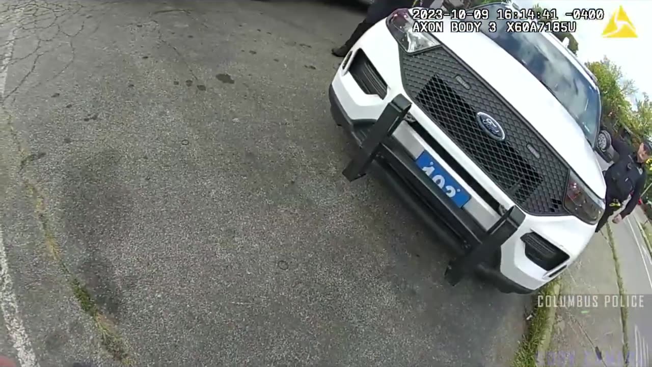 Police officer tackles a man wanted for warrants. But does the guy actually have warrants?