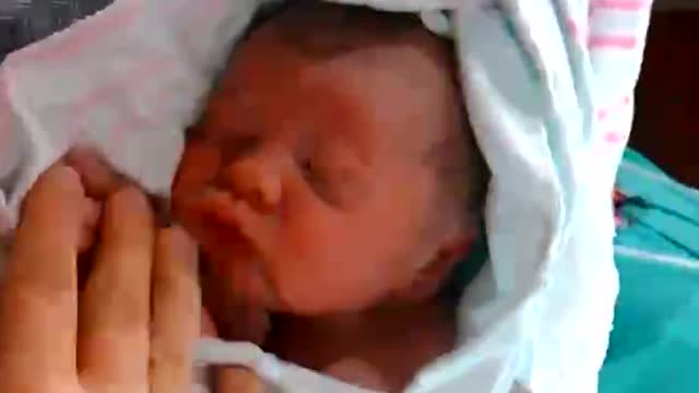 James immediately after he was born