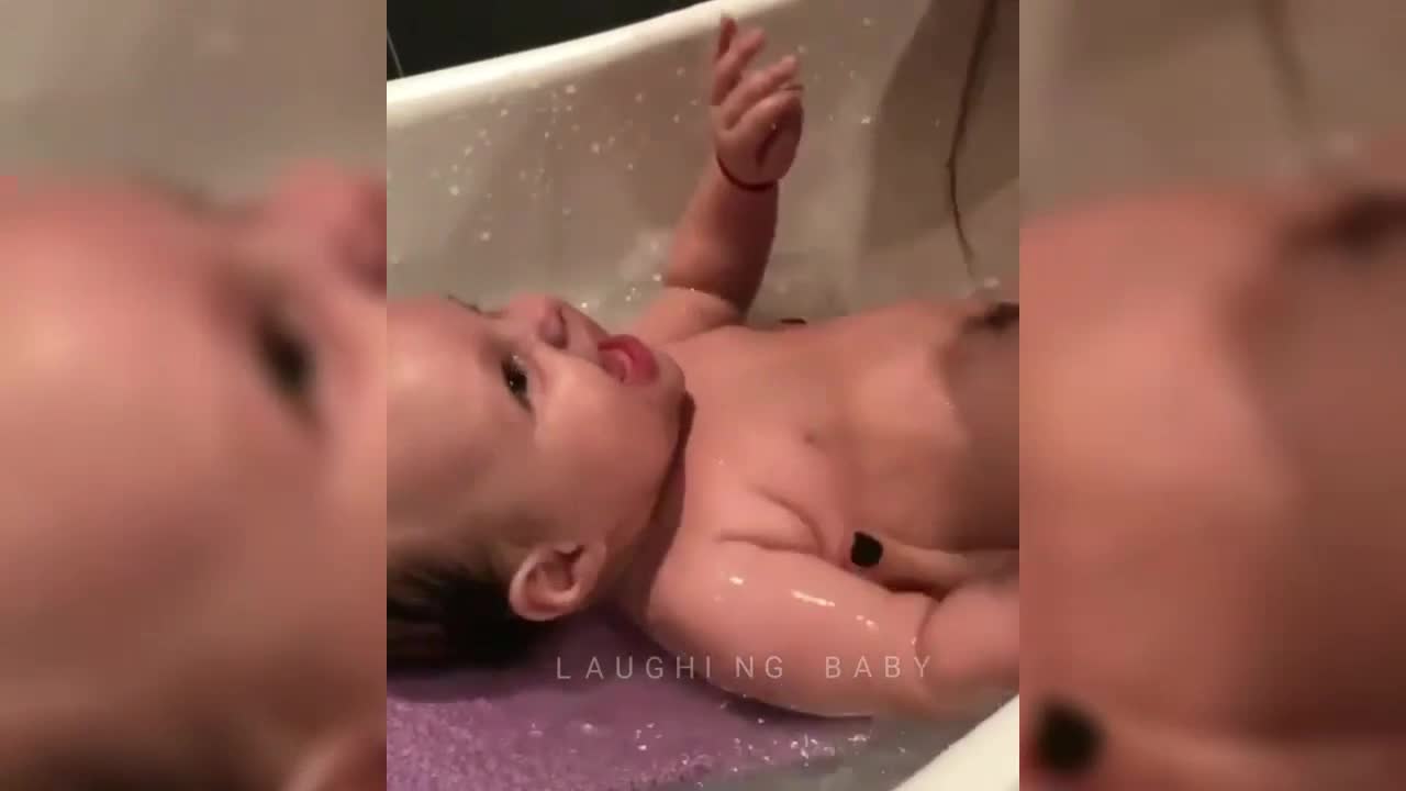 Baby In The Bath