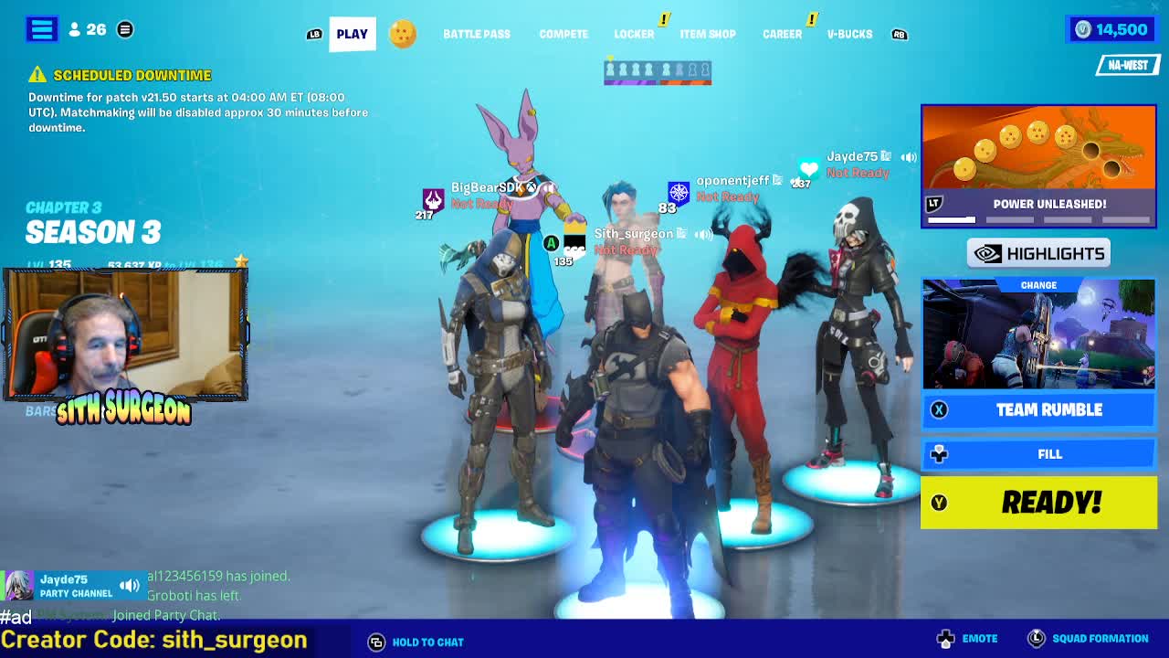 Sithsurgeon - Fortnite Live Stream. Fortnite with Viewers.