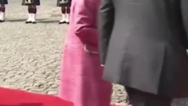 Throwback to that time a horse Nibbled on the Queens flowers
