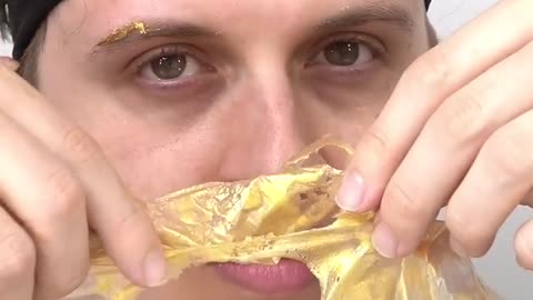 #Satisfying# glue# gold masks