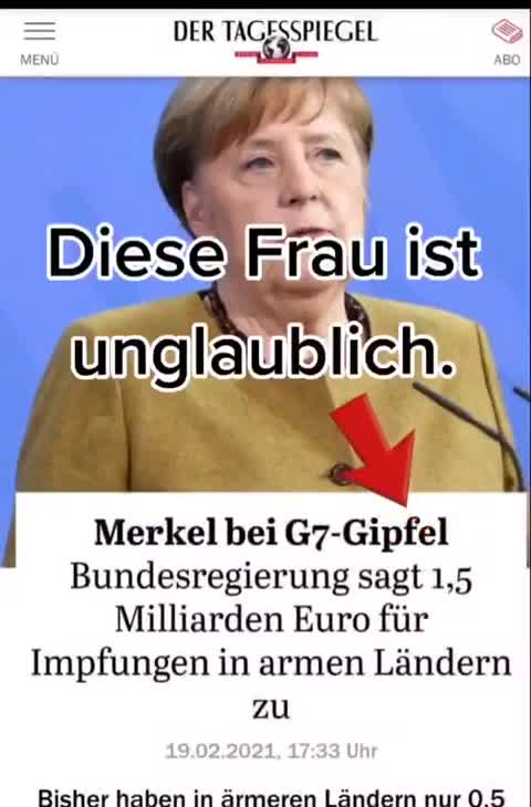 Merkel presst Deutsche aus und verschenkt Steuern ins Ausland