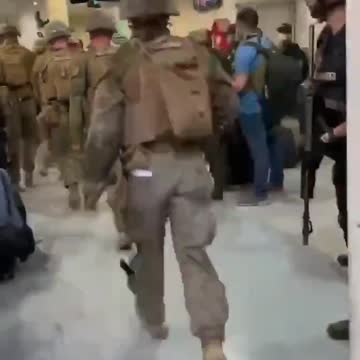 Marines Race To Stop Advancing Taliban at Kabul Airport