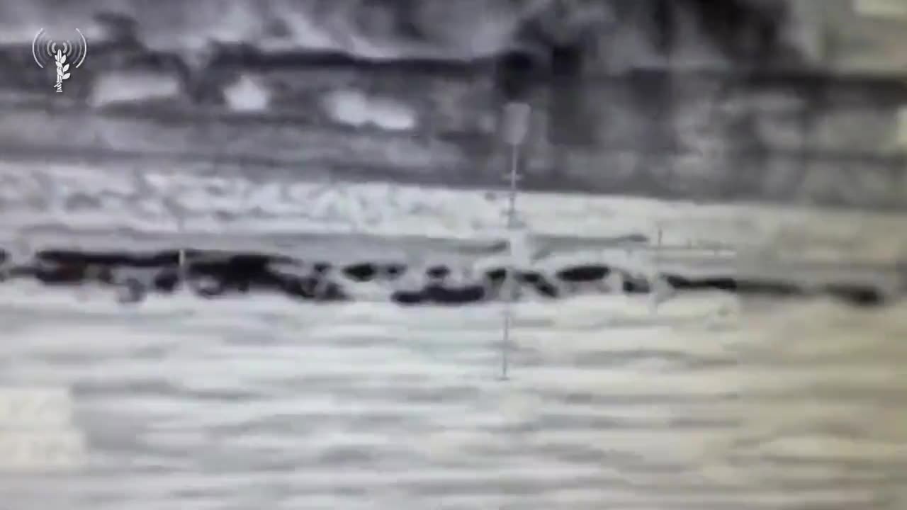 Israel releases footage showing how the Israeli Army destroyed boats with Hamas terrorists