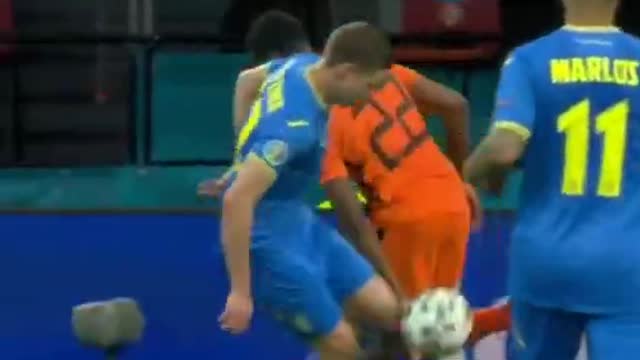 Netherlands Vs Ukraine Euro 2020 part1 All goals scored by Netherlands #Shorts