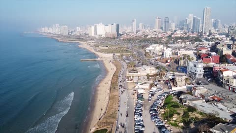 Getting to know Tel Aviv Israel (Drone View)