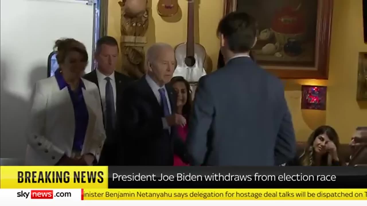 Joe Biden pulls out of 2024 US presidential race