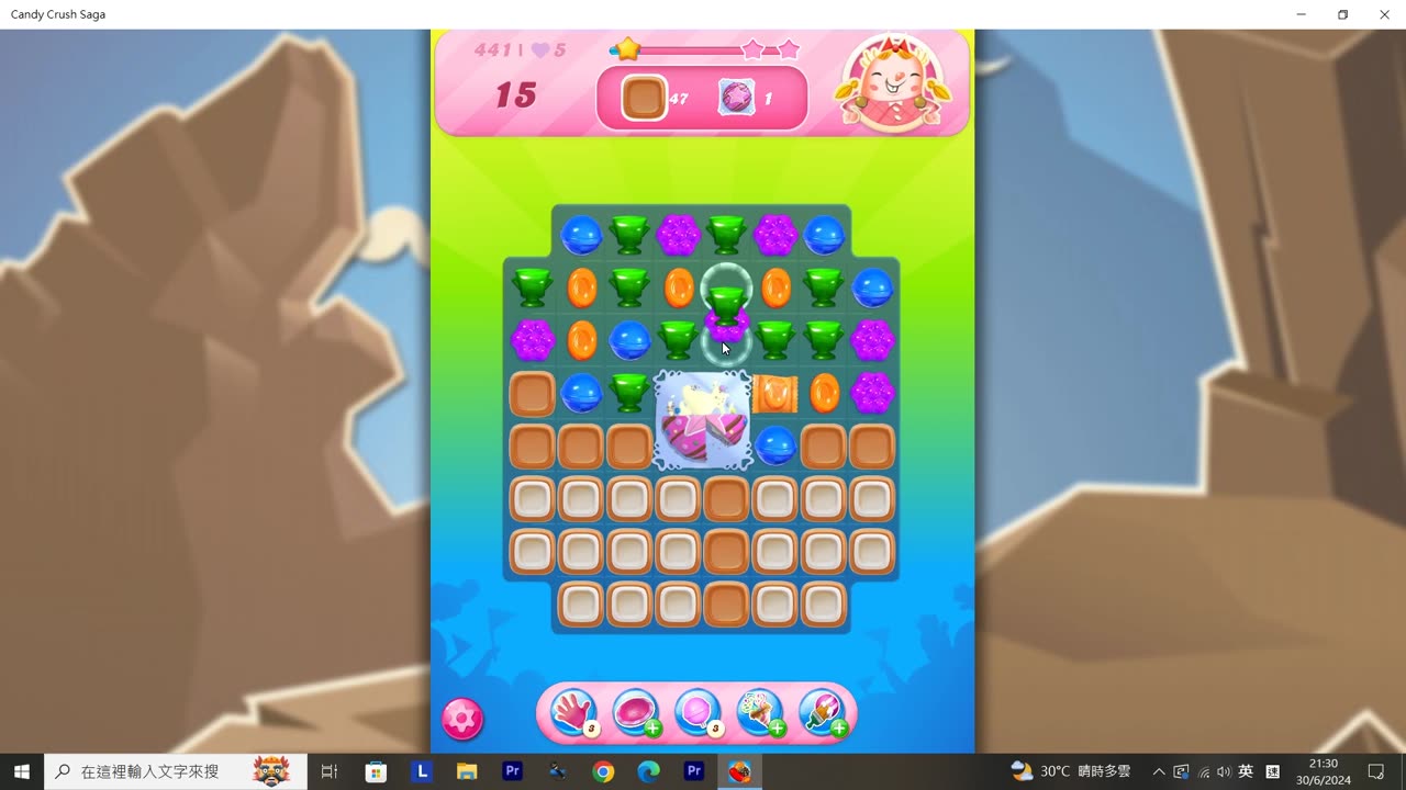 Candy Crush Saga Record (Level 441)