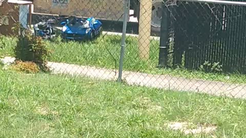 My son car is gone bye bye
