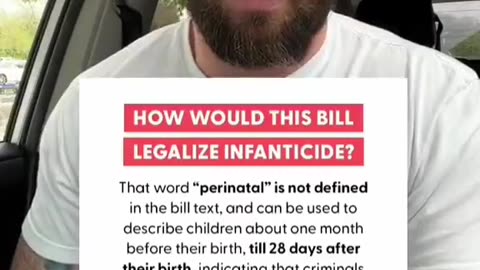 🤯 California has passed a bill that allows for the termination of infants up to 28 days