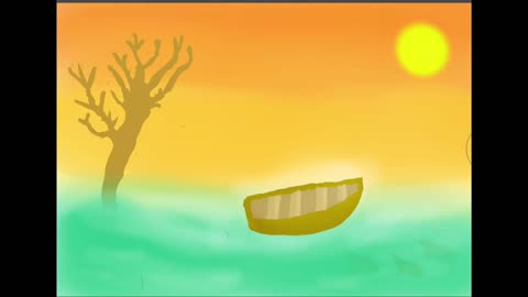 begginer lake painting (digital art)