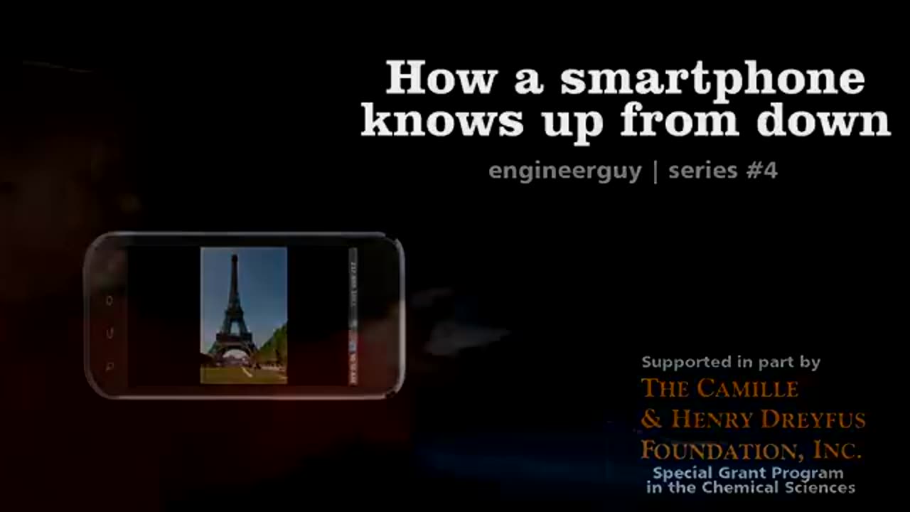 How a Smartphone Knows Up from Down (accelerometer)