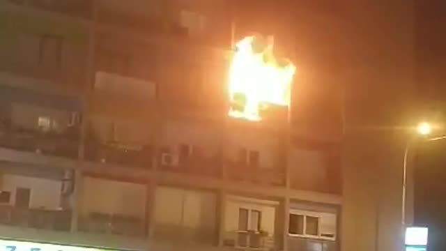 Big fire in Skopje