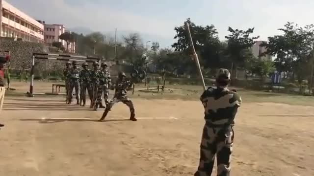 The Indian army is always happy