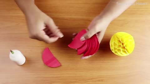 How to make a Paper Honeycomb Ball DIY