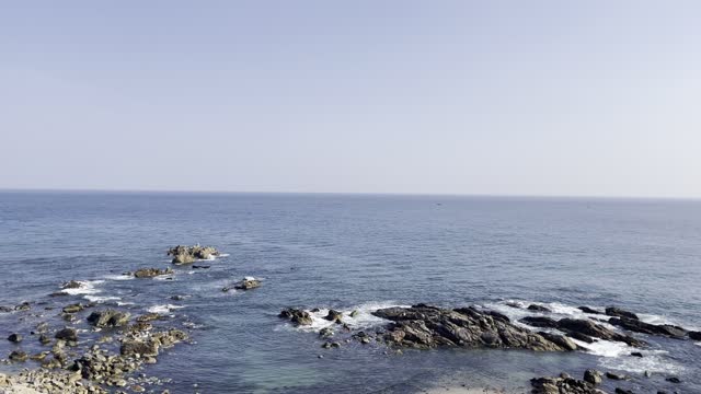 (Landscape) Donghae Sea, Naksansa Temple (Yangyang, Gangwon-do, South Korea)