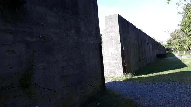 Fortress ruins in Sandy Hook