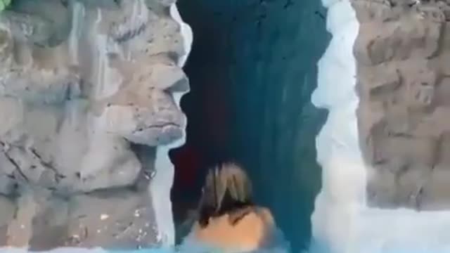 Secret cave in Mexico Would you like to be thereVideo by- @zaiicamachoTravel the world